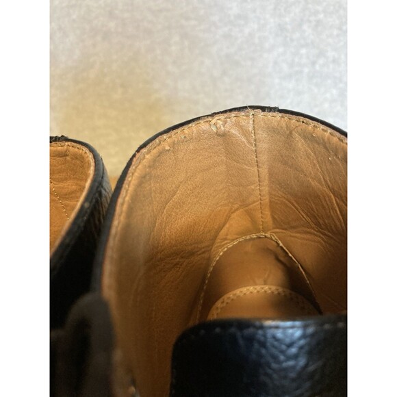 Madden Men’s sz 8 Black Combat Boot He Sone Style Faux Leather Brown Lug Sole main image 12
